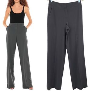 Giorgio Armani Made in Italy Pure New Wool‎ Gray Lightweight Dress Slack Size 8